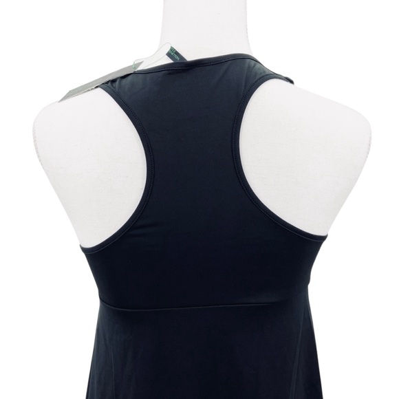 New STILE BENETTON Dress Sleeveless V-Neck Stretch Black - Picture 6 of 7